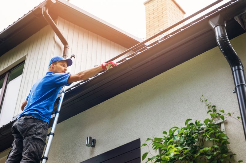 Gutters with Protective Coating